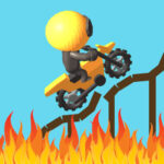 Sprint de exames de motocicleta